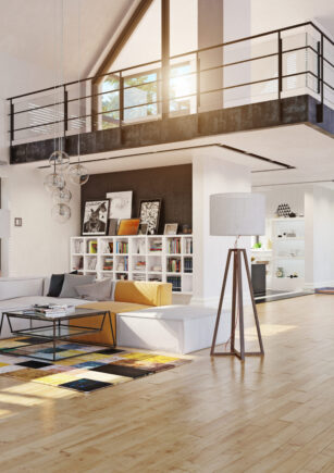 modern house interior. 3d rendering design concept