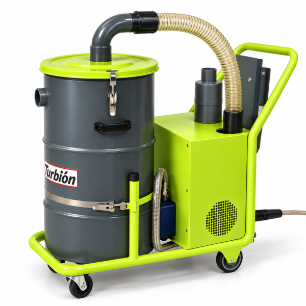 ASPIRADORA INDUSTRIAL TURBO 3HP ANTIEXPLOSIVA TRIFÁSICA