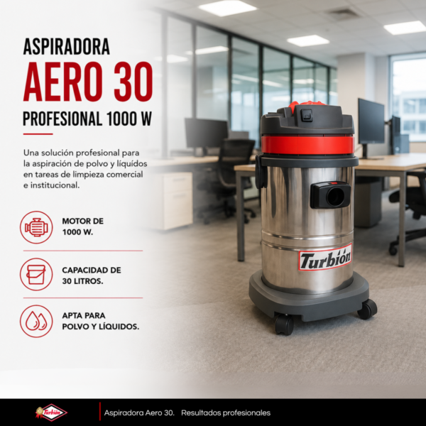 ASPIRADORA AERO 30 PROFESIONAL 1000W