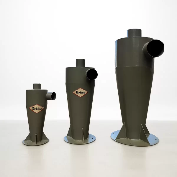 CICLÓN SEPARADOR DUST DEPUTY ® METAL PARA POLVOS FINOS