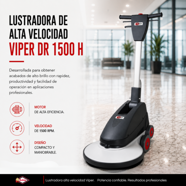 LUSTRADORA de ALTA VELOCIDAD VIPER DR 1500 H