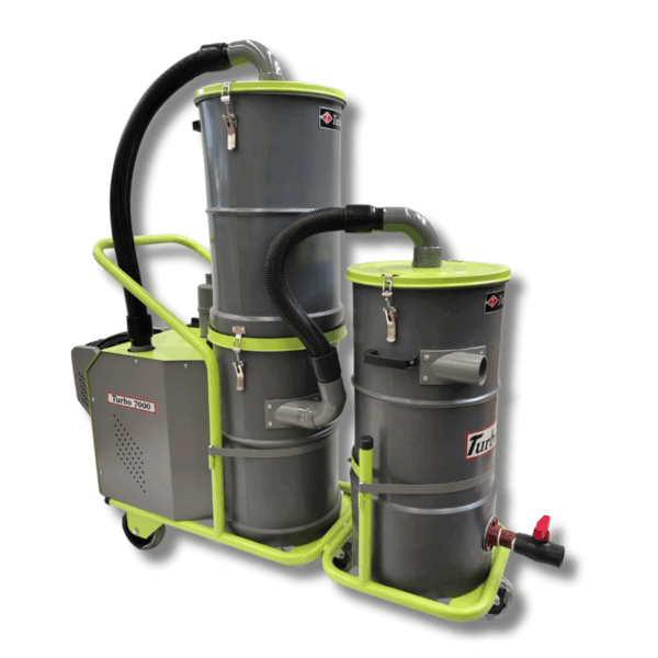 ASPIRADORA INDUSTRIAL "7000 POWER OIL" PARA ACEITES Y FLUIDOS 4HP TRIFÁSICA