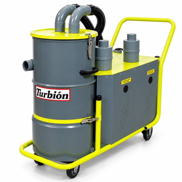 ASPIRADORA INDUSTRIAL "TURBO 14000" 8HP TRIFÁSICA