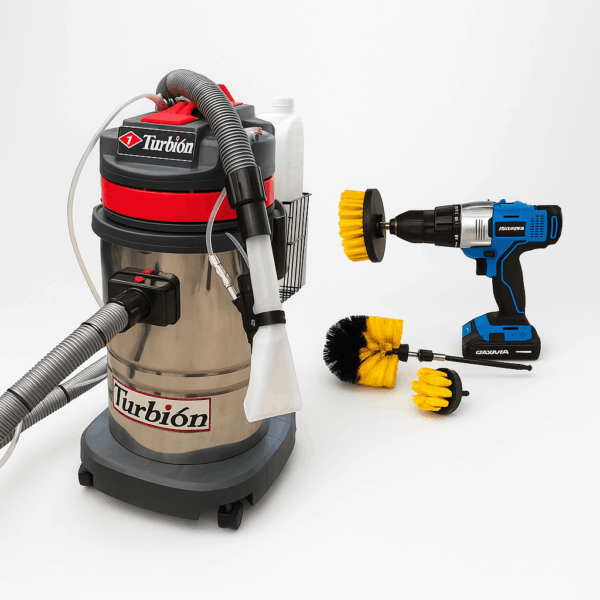 KIT DETAILING – LAVATAPIZADOS AERO 30 CBP + KIT ROTATIVO CON CEPILLOS