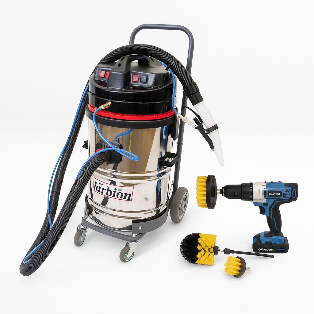 KIT DETAILING TURBION – TRI POWER 3000W + ROTATIVO INALÁMBRICO CON CEPILLOS