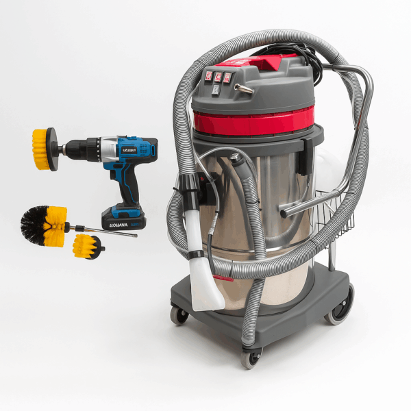 KIT DETAILING TURBION – TRI POWER 3000W + ROTATIVO INALÁMBRICO CON CEPILLOS