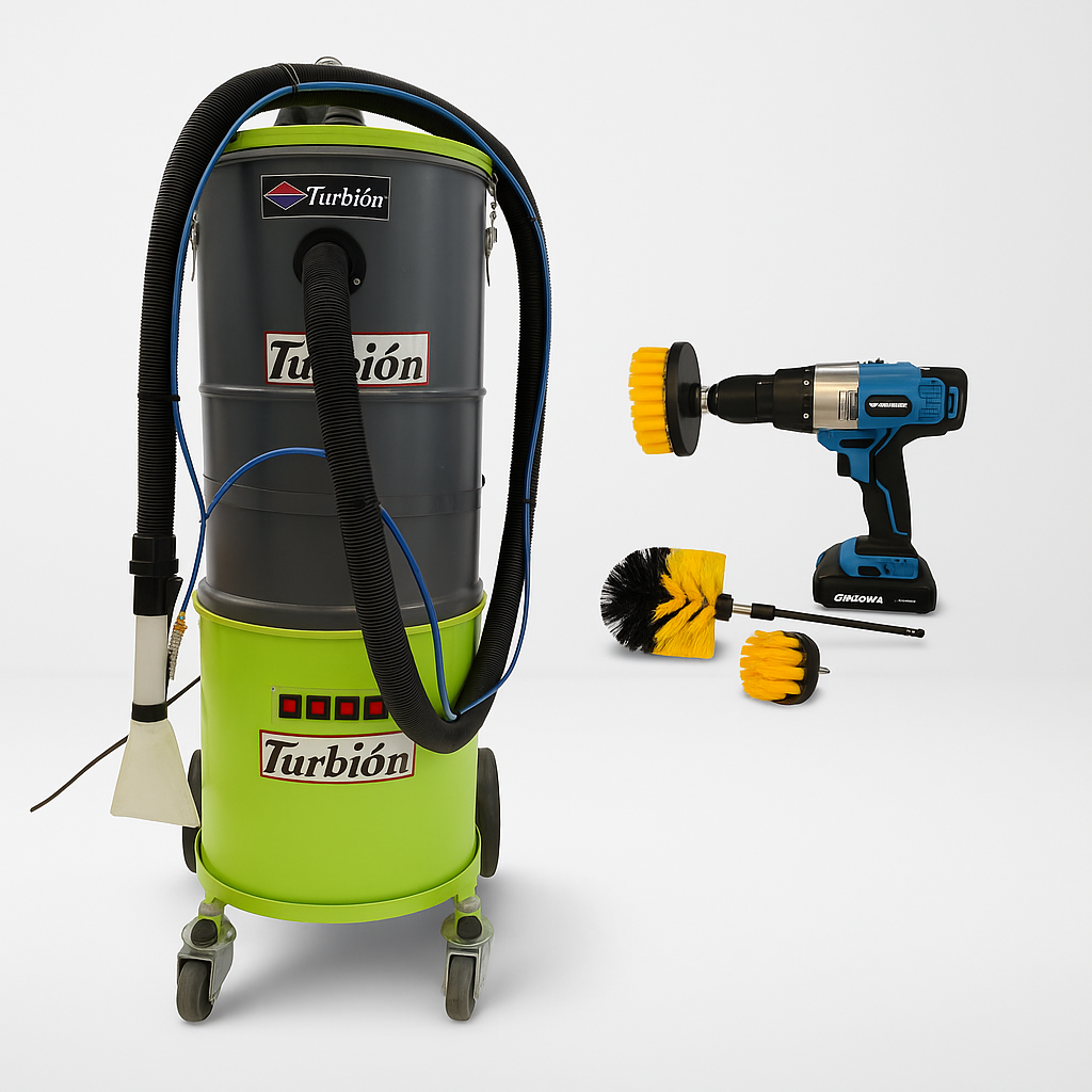 KIT DETAILING – ALFA TRI POWER 3000W + ROTATIVO INALÁMBRICO CON CEPILLOS