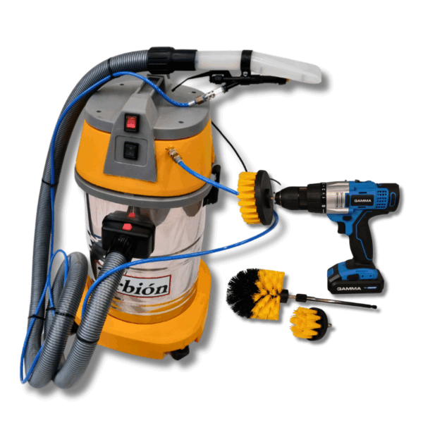 KIT DETAILING – LAVATAPIZADOS SILENT 30 + KIT ROTATIVO CON CEPILLOS