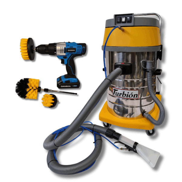 KIT DETAILING TURBION – BI POWER SILENT 2000W + ROTATIVO INALÁMBRICO CON CEPILLOS