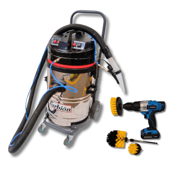 KIT DETAILING TURBION – TRI POWER 3000W + ROTATIVO INALÁMBRICO CON CEPILLOS