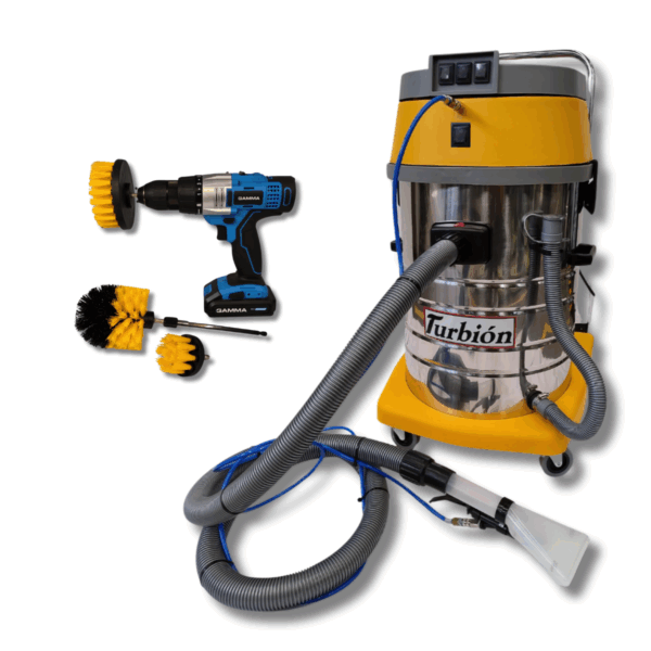 KIT DETAILING TURBION – TRI POWER SILENT 3000W + ROTATIVO INALÁMBRICO CON CEPILLOS
