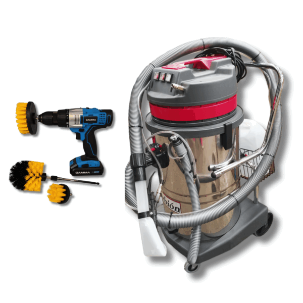 KIT DETAILING – BI POWER CP 2000W + ROTATIVO INALÁMBRICO CON CEPILLOS