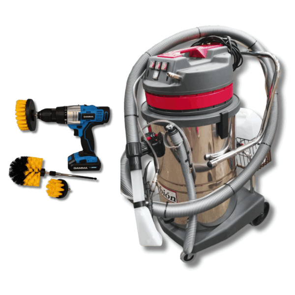 KIT DETAILING TURBION – TRI POWER 3000W + ROTATIVO INALÁMBRICO CON CEPILLOS