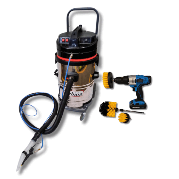 KIT DETAILING TURBION – BI POWER 2000W + ROTATIVO INALÁMBRICO CON CEPILLOS