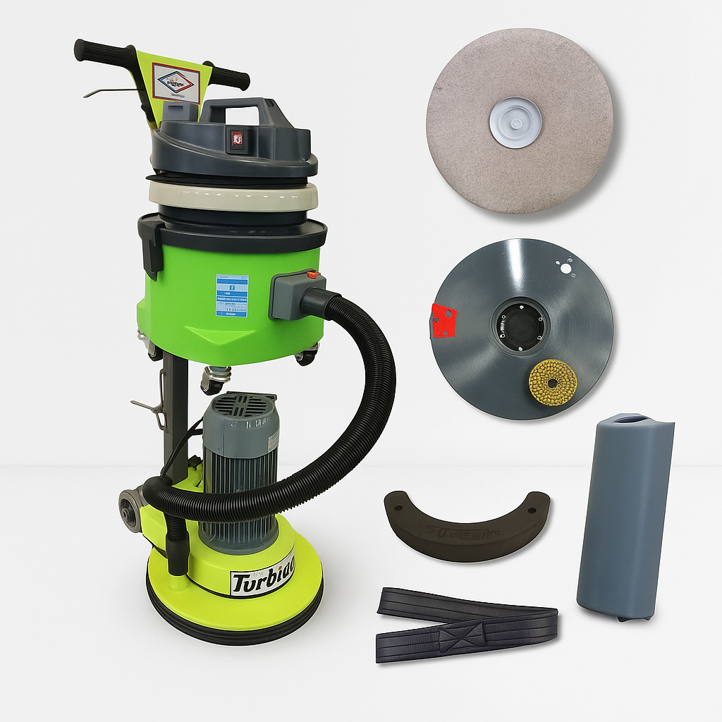 PULIDORA – NIVELADORA FULL CON ASPIRACIÓN TURBION 2HP