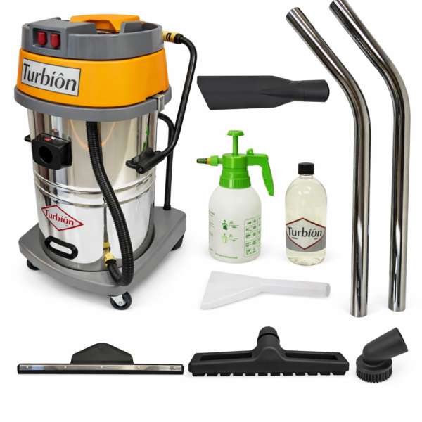 COMBO: ASPIRADORA PROFESIONAL PRO BI POWER 3000W 70 LITROS + KIT LAVATAPIZADOS MANUAL