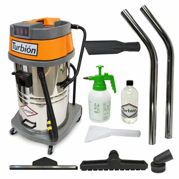 COMBO: ASPIRADORA PROFESIONAL PRO TRI POWER 4500W 80 LITROS + KIT LAVATAPIZADOS MANUAL