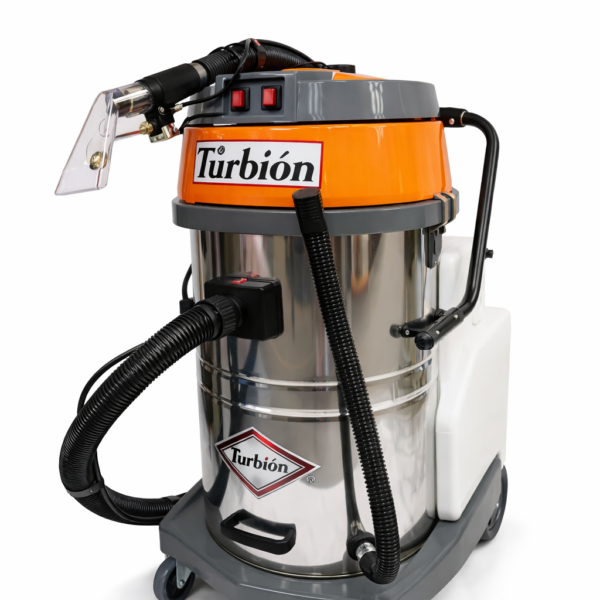 LAVATAPIZADOS PROFESIONAL 3000W 2 MOTORES TANQUE ACERO INOXIDABLE 70 LITROS