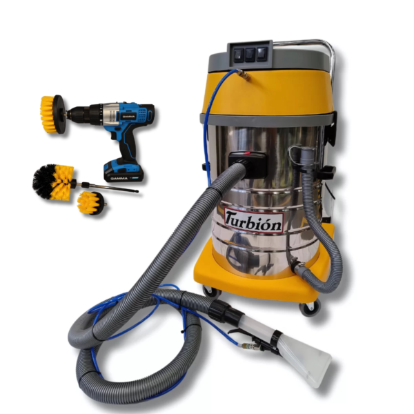 KIT DETAILING – LAVATAPIZADOS TRI POWER PRO 4500W + KIT ROTATIVO CON CEPILLOS