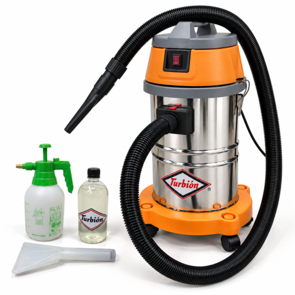 COMBO: ASPIRADORA PROFESIONAL PRO 1500W 35 LITROS + KIT LAVATAPIZADOS MANUAL